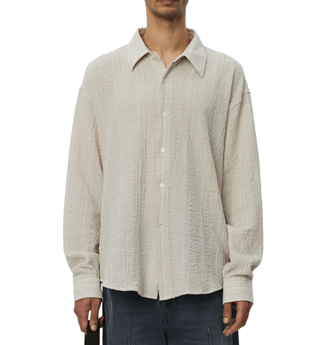 Exact Shirt Dusty Seersucker Check - LIKELIHOOD