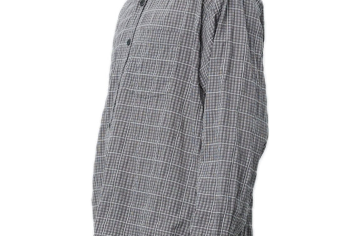 Executive Shirt Grey Textured Check - LIKELIHOOD