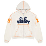 Eye Logo Zip Up Hoodie Heather Grey - LIKELIHOOD