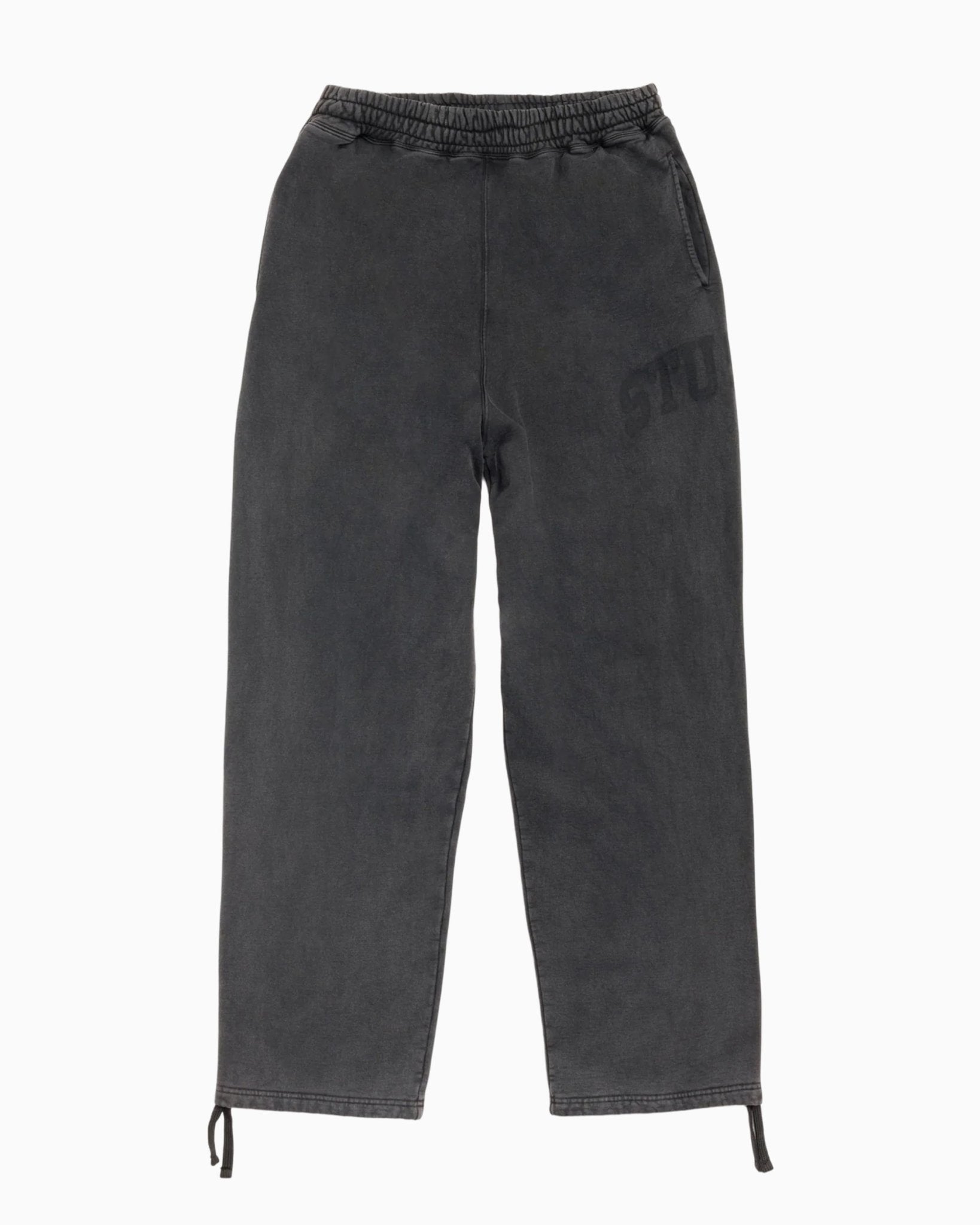 Faded Graphic Fleece Pant Washed Black - LIKELIHOOD