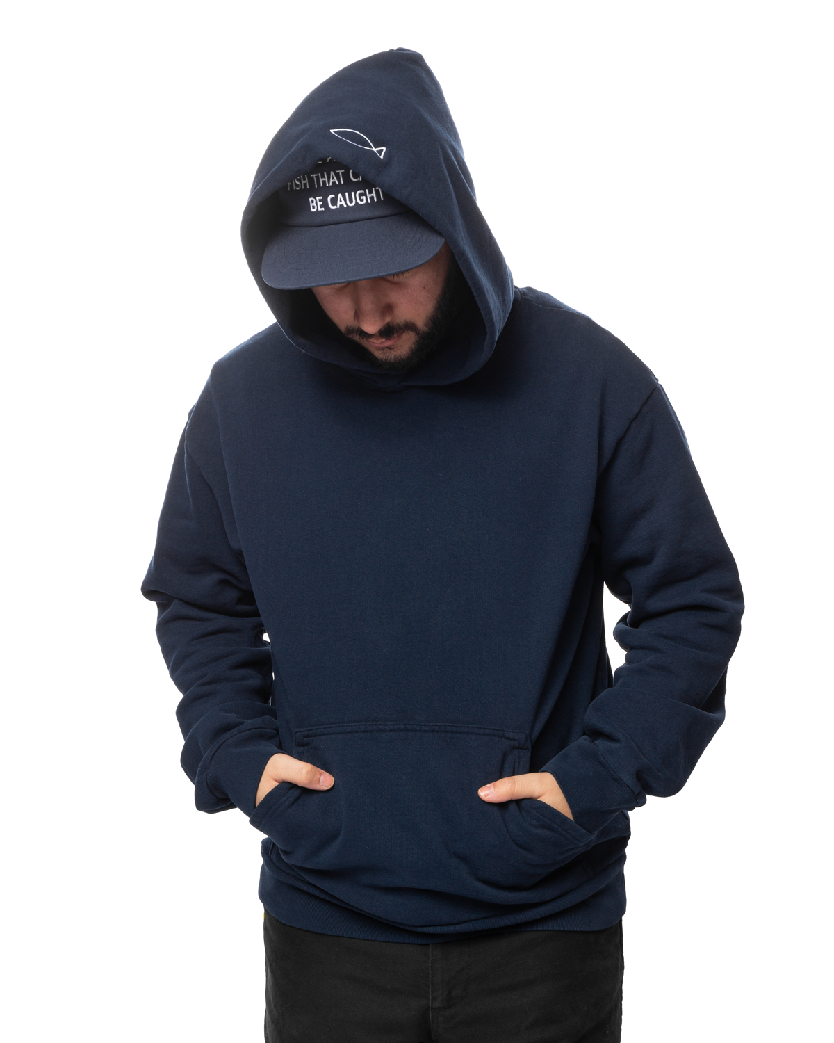 Dijon shops Navy Running Man Merch Hoodie