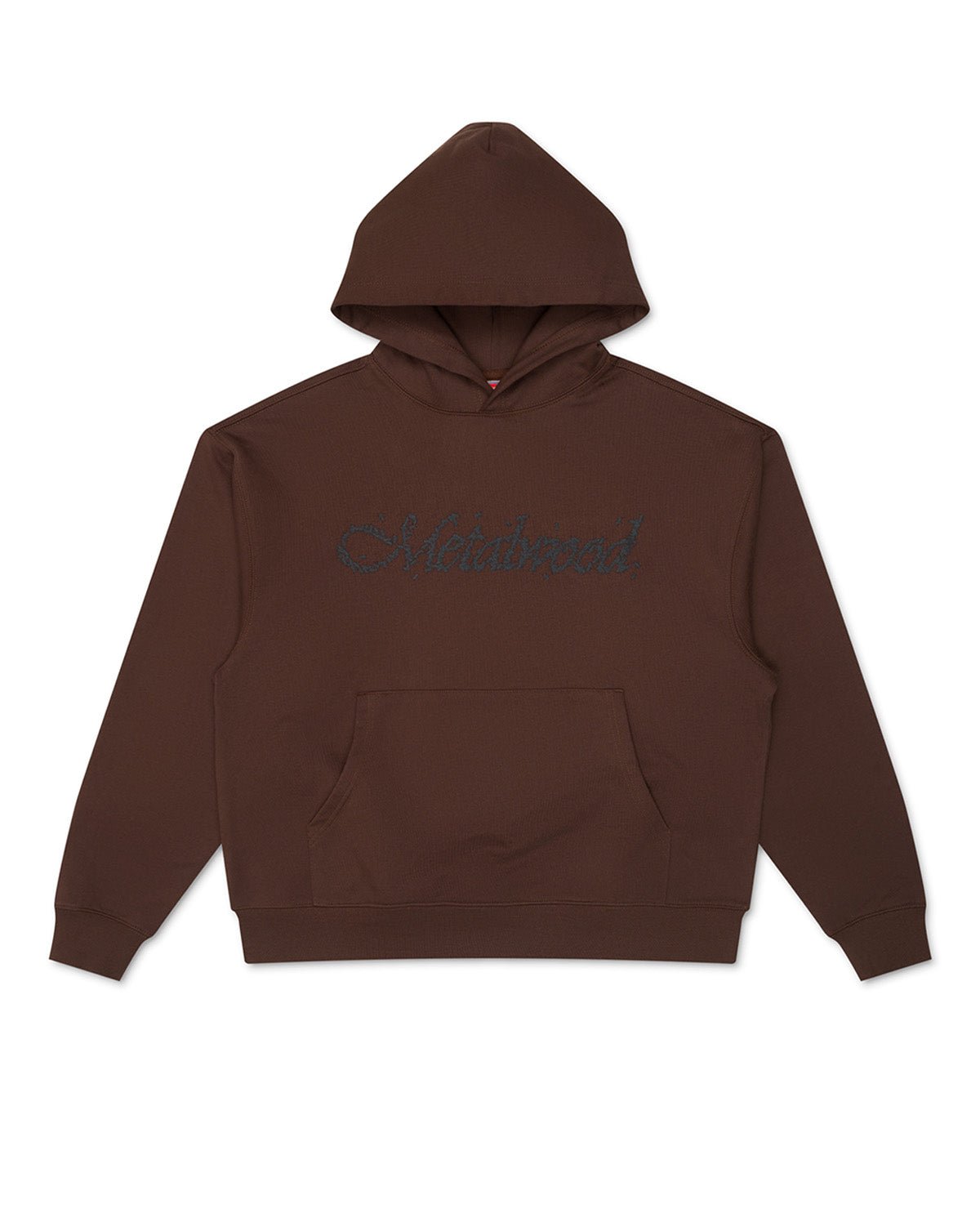 Flies Hooded Sweatshirt Dark Chocolate - LIKELIHOOD