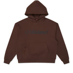 Flies Hooded Sweatshirt Dark Chocolate - LIKELIHOOD
