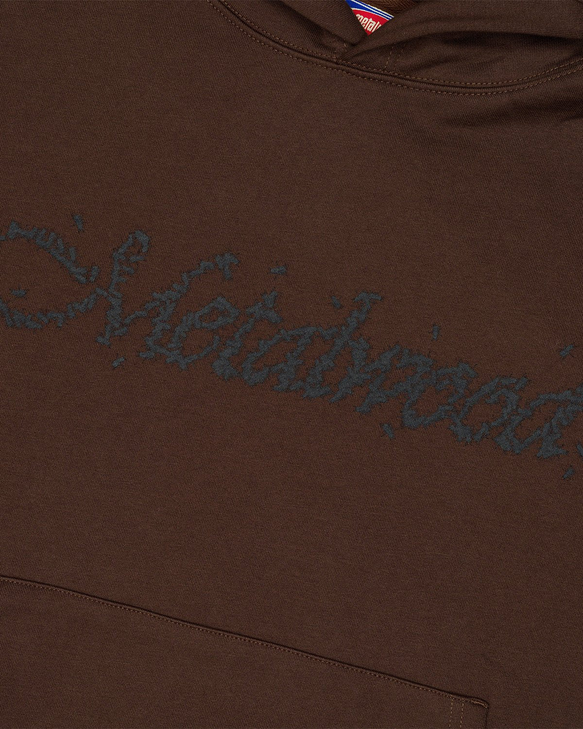 Flies Hooded Sweatshirt Dark Chocolate - LIKELIHOOD