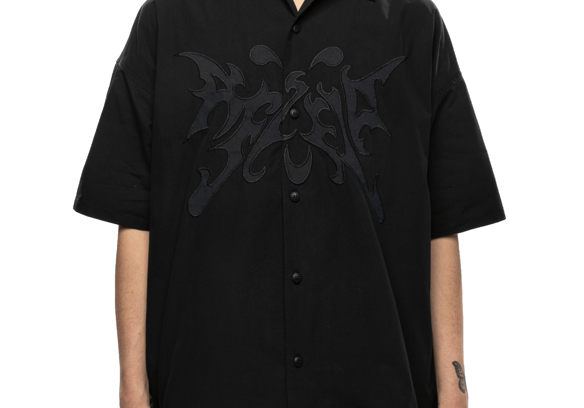 Flight Button Up Black - LIKELIHOOD