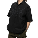 Flight Button Up Black - LIKELIHOOD