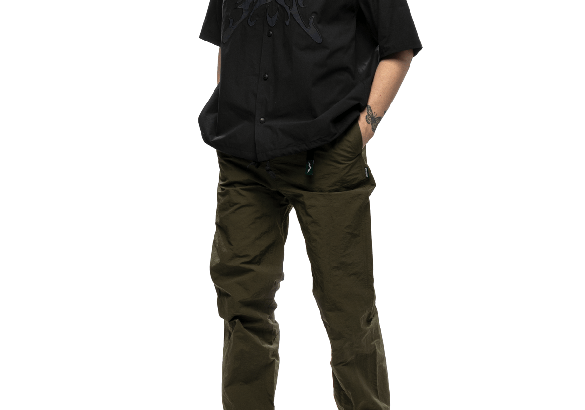 Flight Button Up Black - LIKELIHOOD