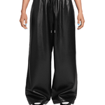 Flight Faux - Leather Pants Black - LIKELIHOOD