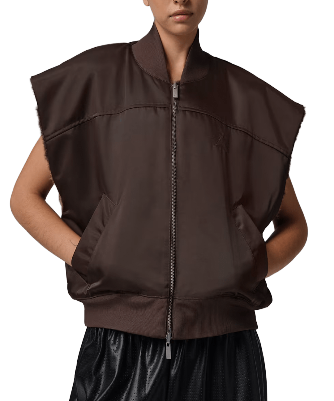 Flight Reversible Vest Varoque Brown - LIKELIHOOD