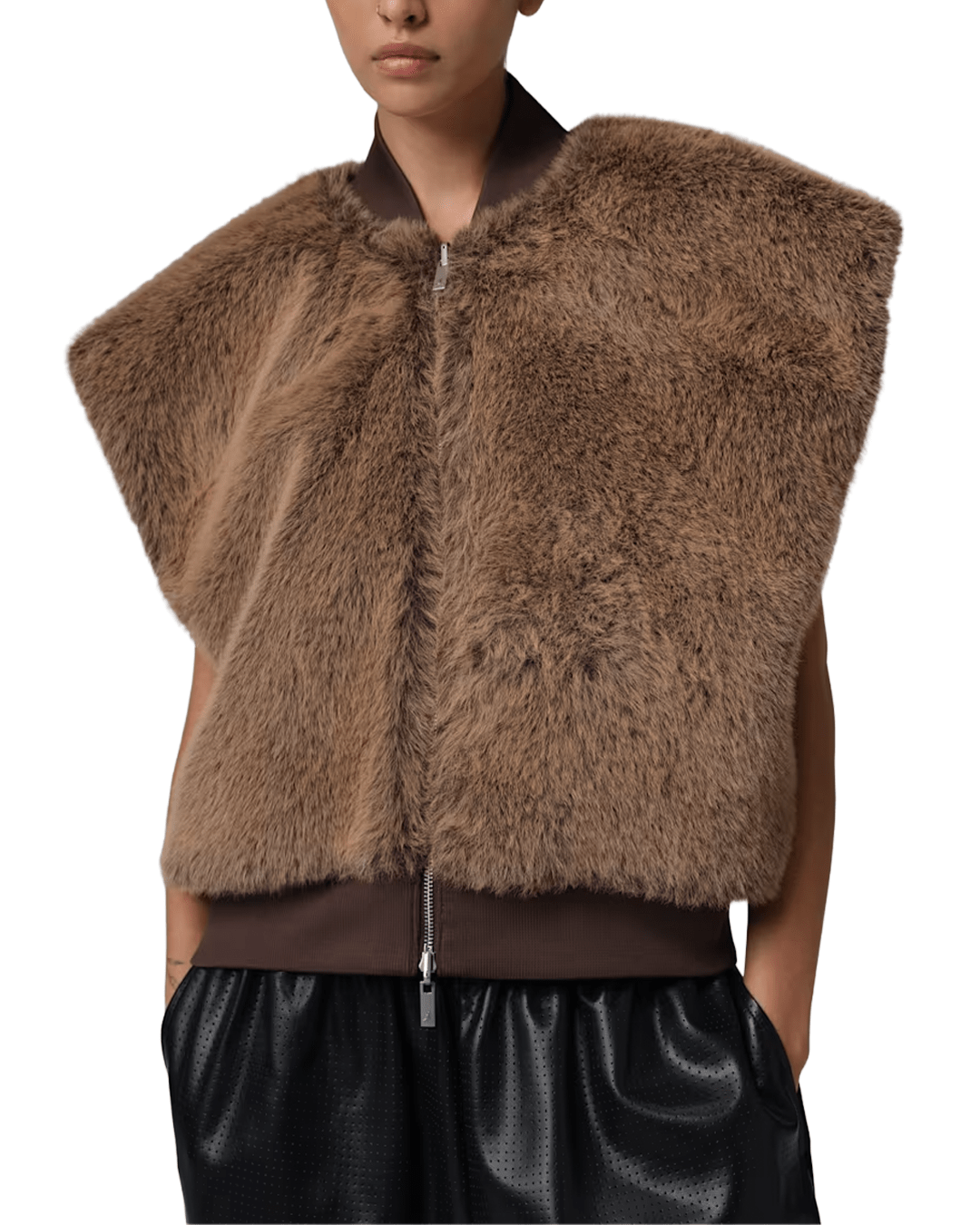 Flight Reversible Vest Varoque Brown - LIKELIHOOD