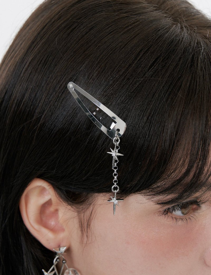 Flow Of A Leak 09 Hairpin Silver - LIKELIHOOD