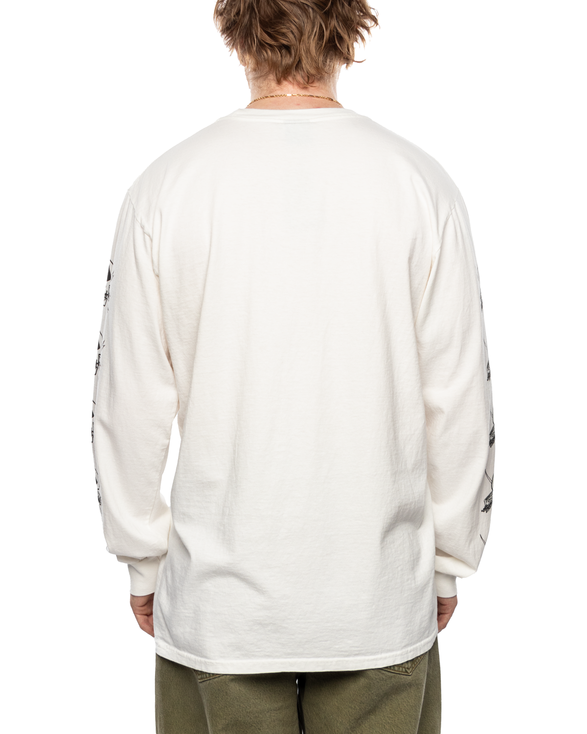 Foils Pigment Dyed LS Tee Natural