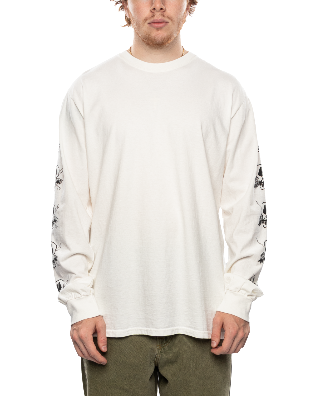 Foils Pigment Dyed LS Tee Natural