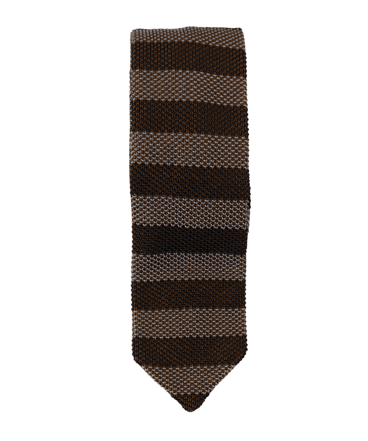 Formal Tie Brown Candy Stripe - LIKELIHOOD