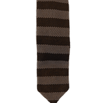 Formal Tie Brown Candy Stripe - LIKELIHOOD