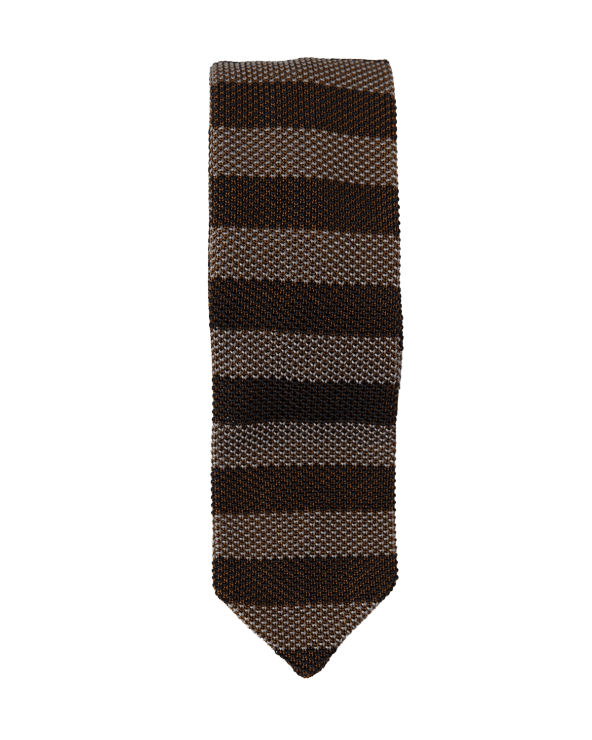 Formal Tie Brown Candy Stripe - LIKELIHOOD