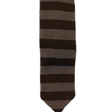 Formal Tie Brown Candy Stripe - LIKELIHOOD