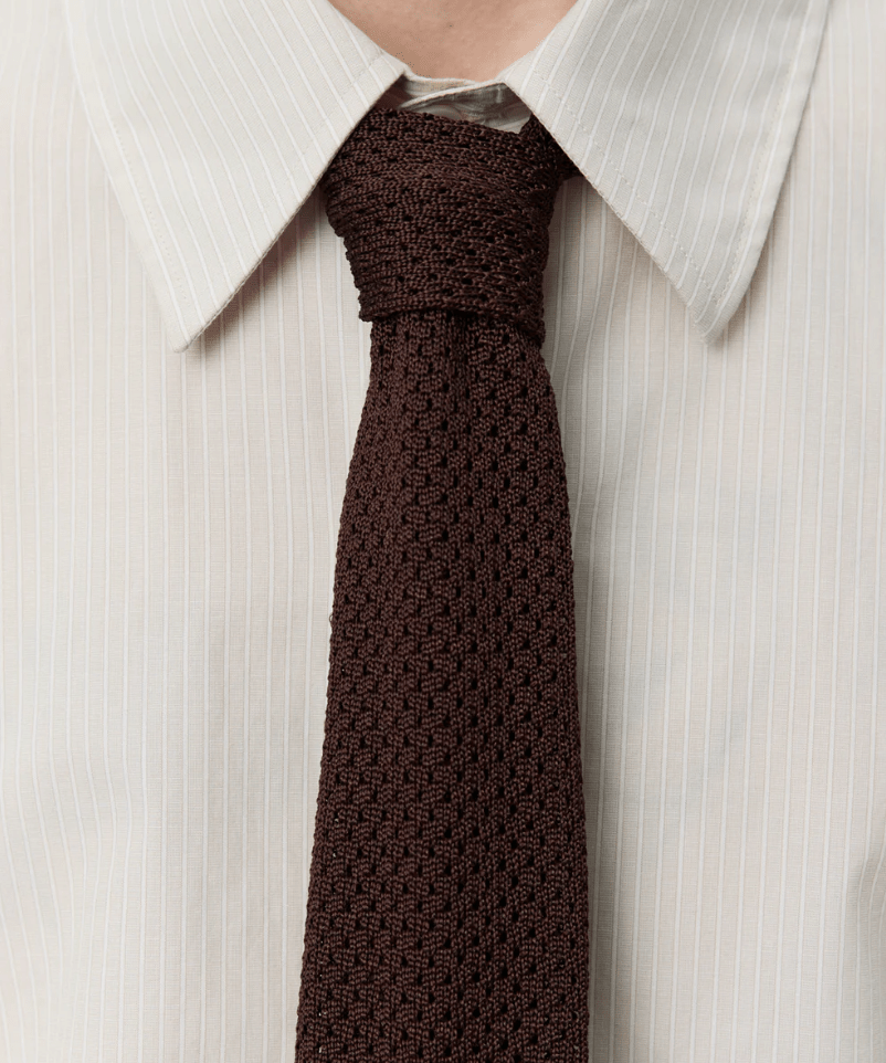 Formal Tie Brown Stripe - LIKELIHOOD