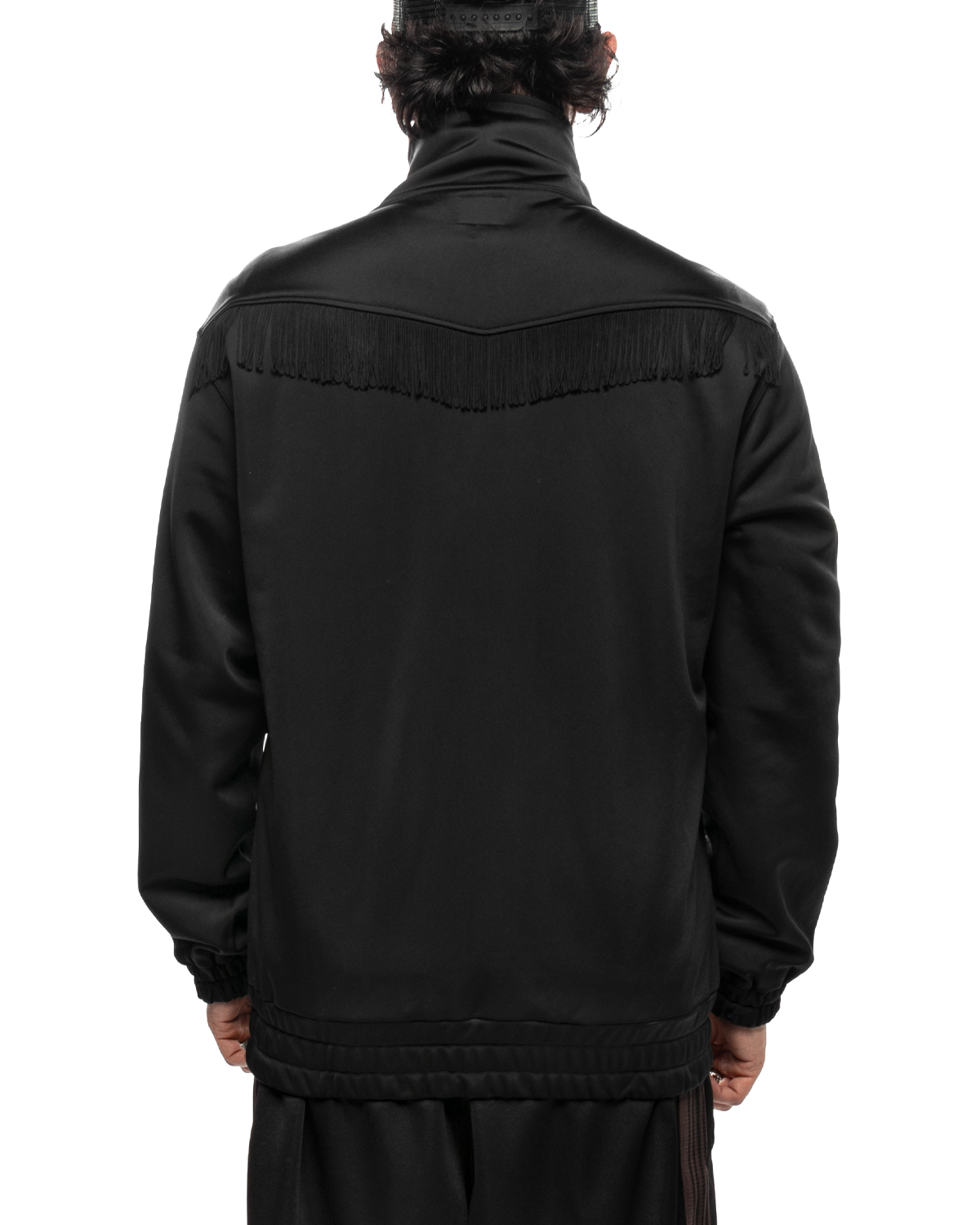 Needles Fringe Track Jacket - PE/TA Bright Jersey Black