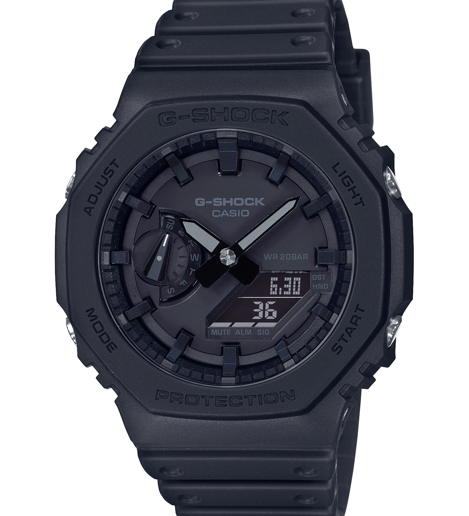 G - Shock Analog Digital All Black Watch GA2100 - 1A1 - LIKELIHOOD