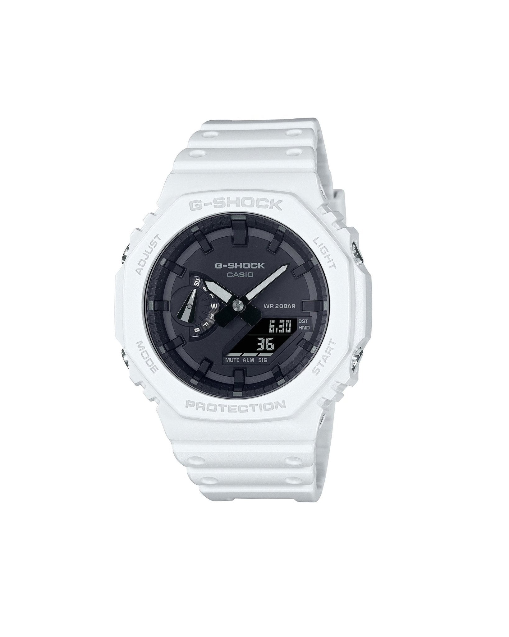 G-SHOCK Analog Digital White GA2100-7A - LIKELIHOOD