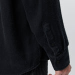 Gambler Shirt Black Fuzz Tencel - LIKELIHOOD