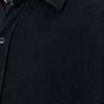 Gambler Shirt Black Fuzz Tencel - LIKELIHOOD
