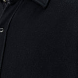 Gambler Shirt Black Fuzz Tencel - LIKELIHOOD