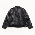 Garage Jacket Leather Black - LIKELIHOOD