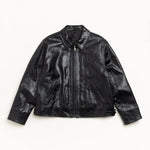 Garage Jacket Leather Black - LIKELIHOOD