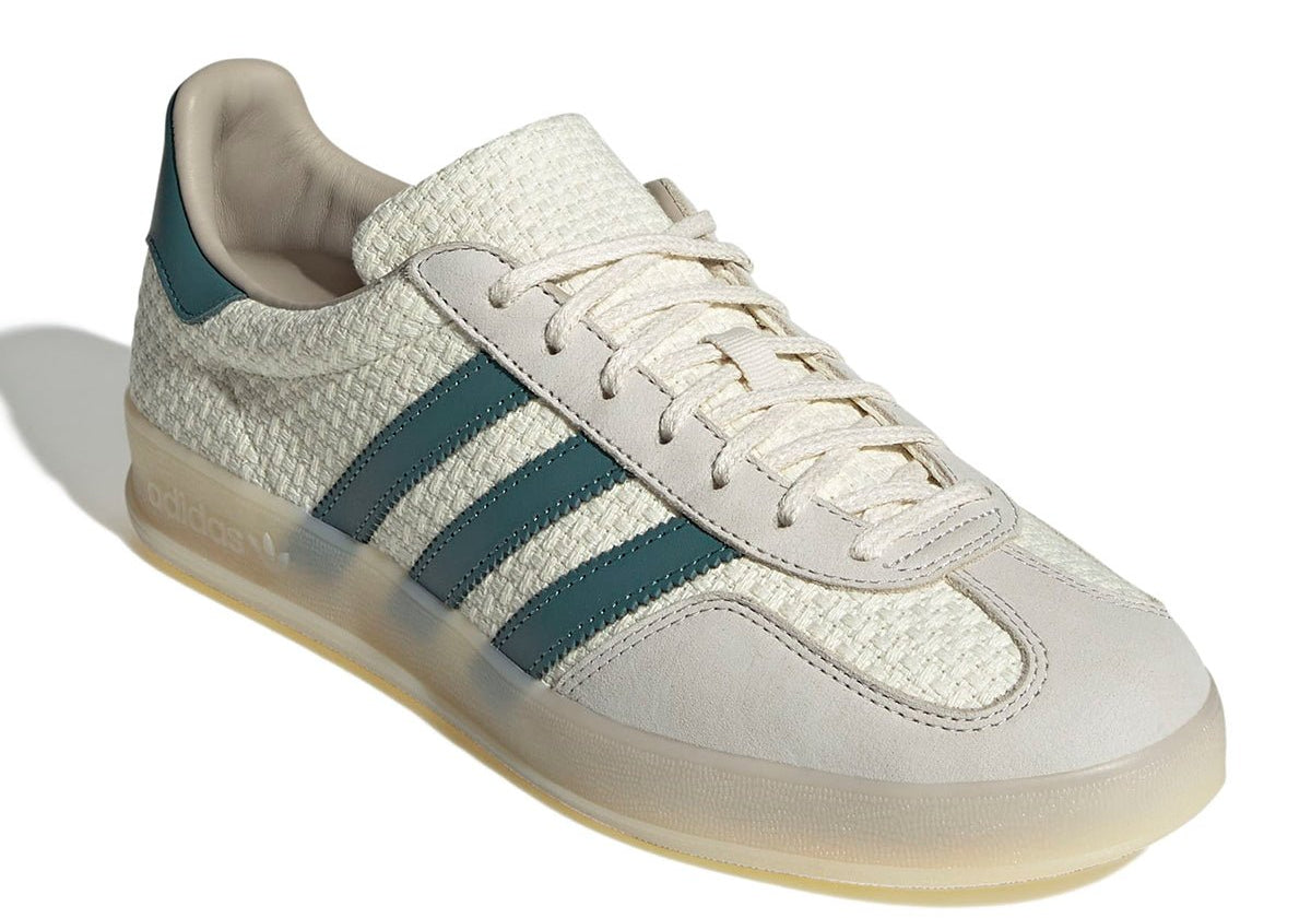 Gazelle Indoor Cream White/Teal - LIKELIHOOD