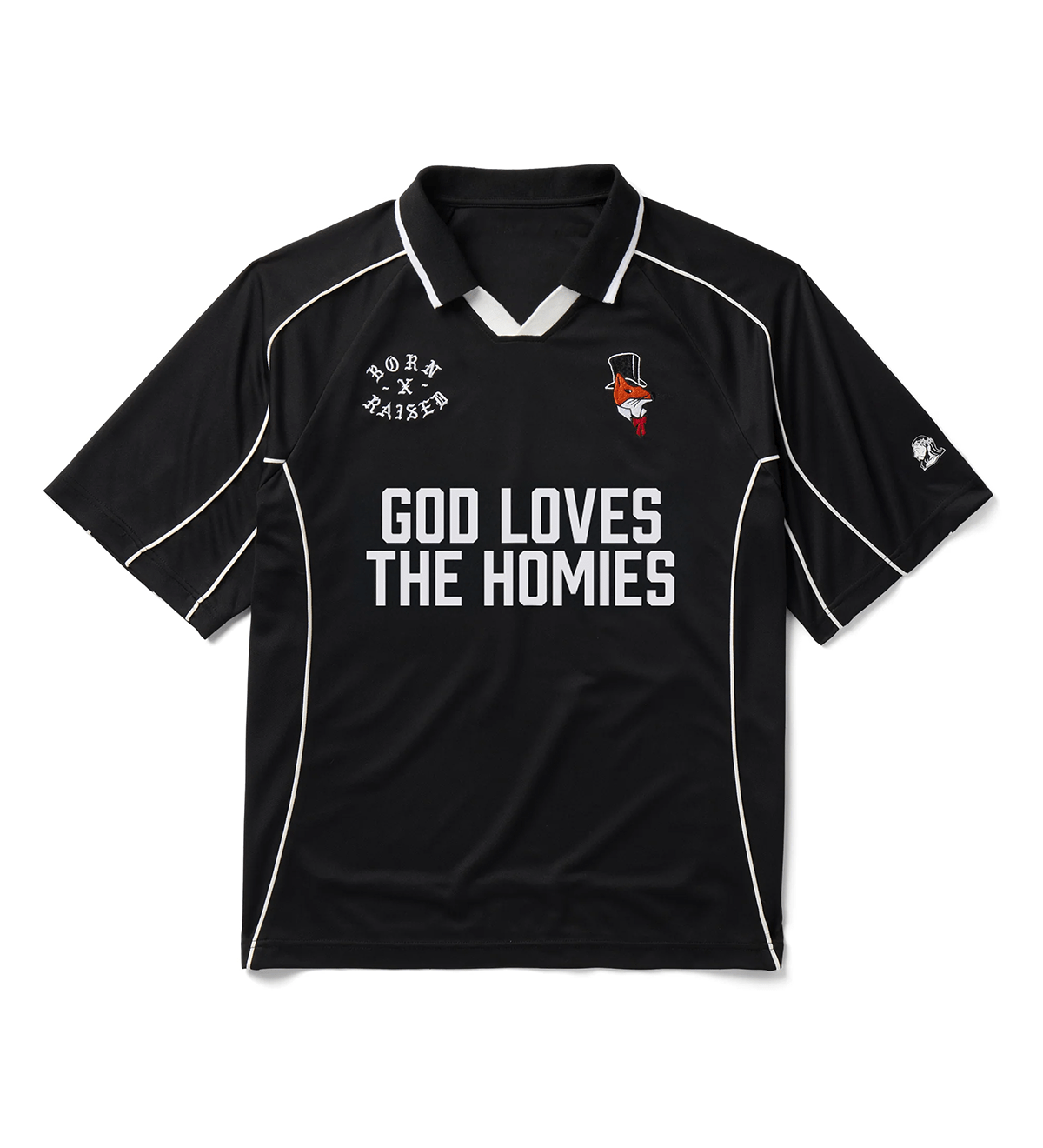 God Loves The Homies Jersey Black - LIKELIHOOD