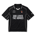 God Loves The Homies Jersey Black - LIKELIHOOD