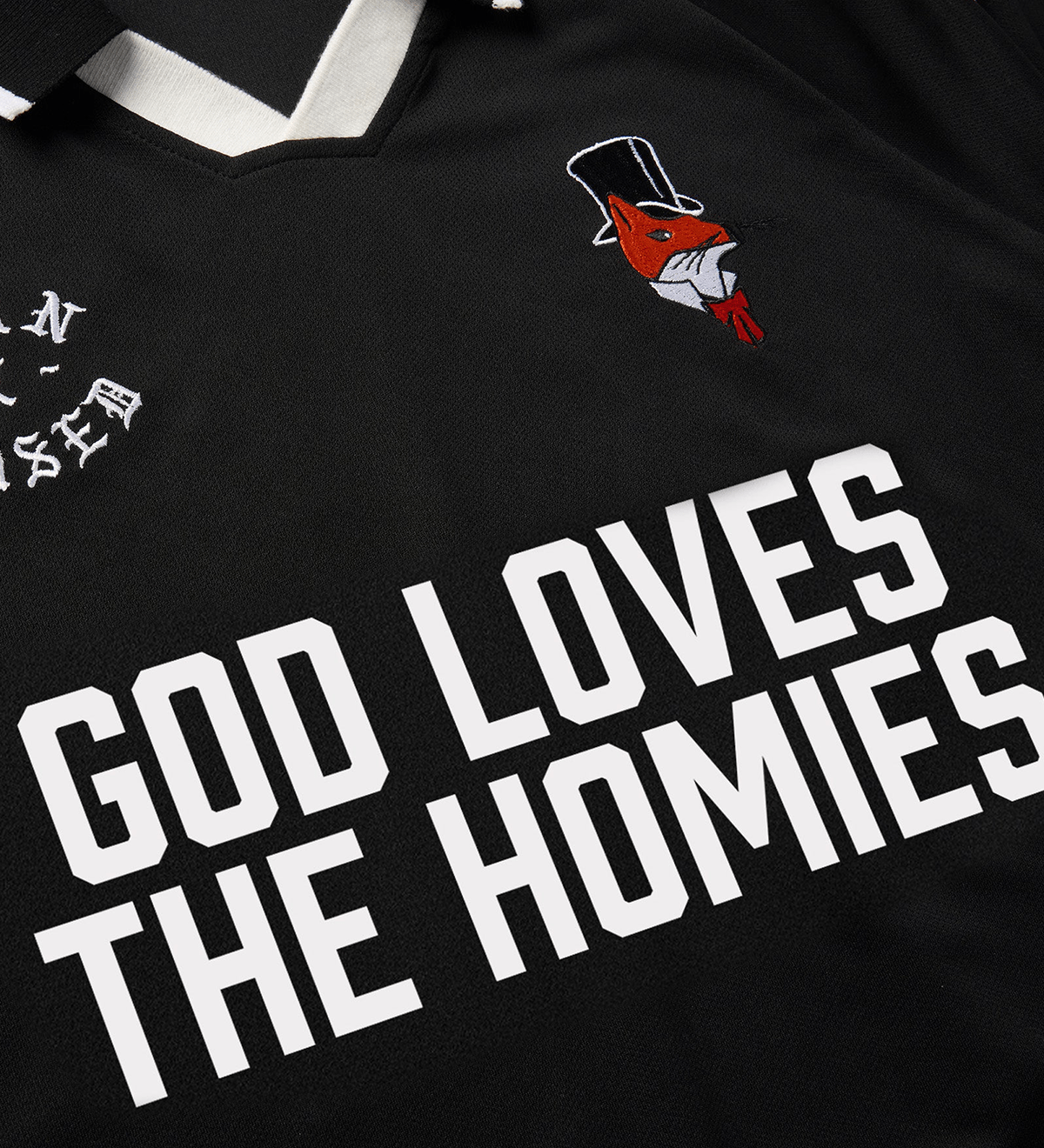 God Loves The Homies Jersey Black - LIKELIHOOD