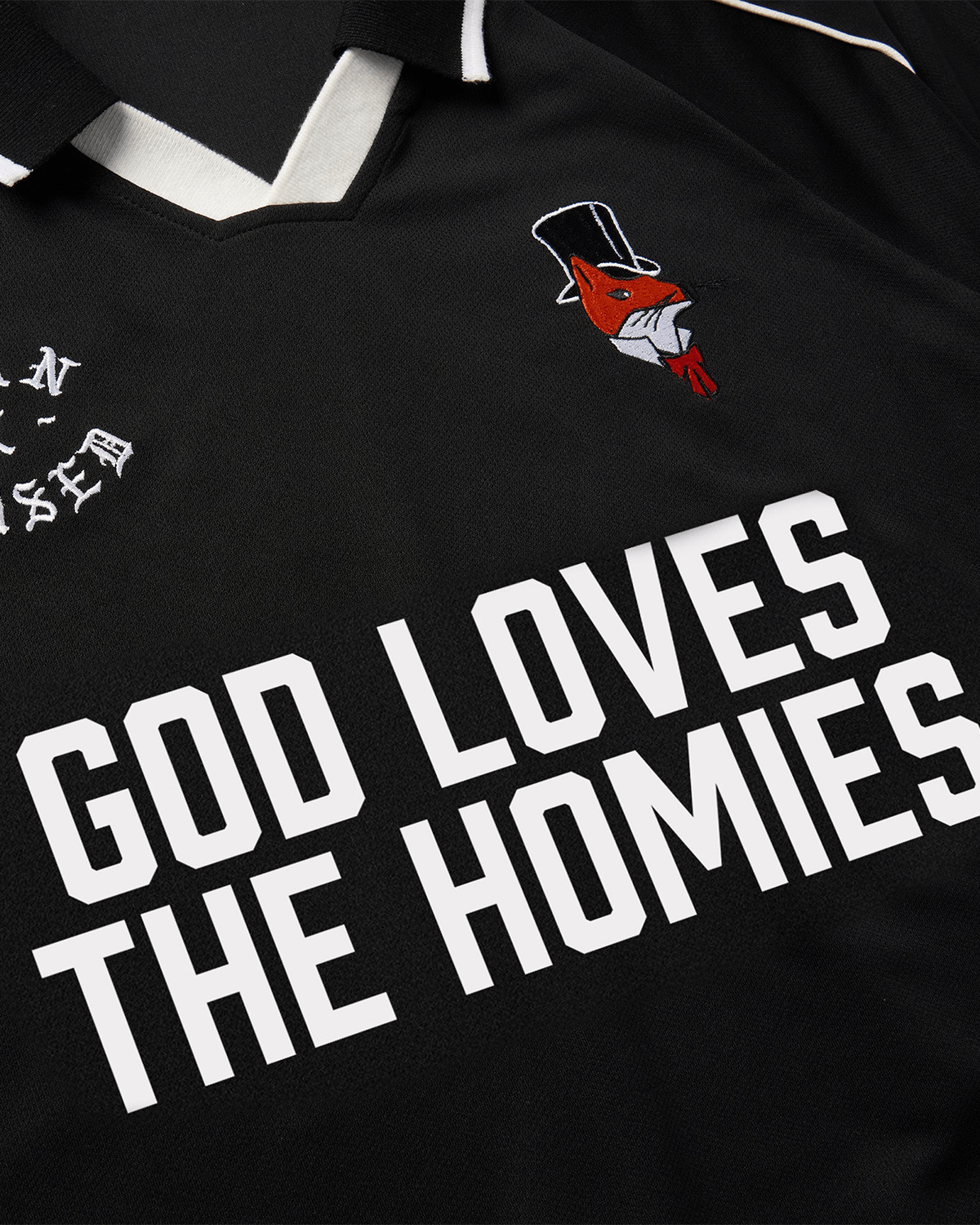 God Loves The Homies Jersey Black - LIKELIHOOD