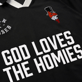 God Loves The Homies Jersey Black - LIKELIHOOD
