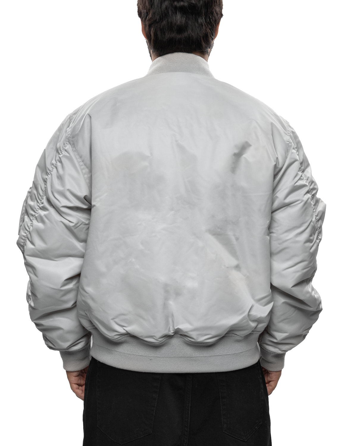 Built Bomber Reversible Jacket Grey