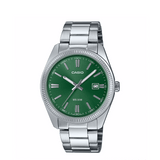 Green Dial Stainless Steel Watch MTP1302D - 3AVT - LIKELIHOOD