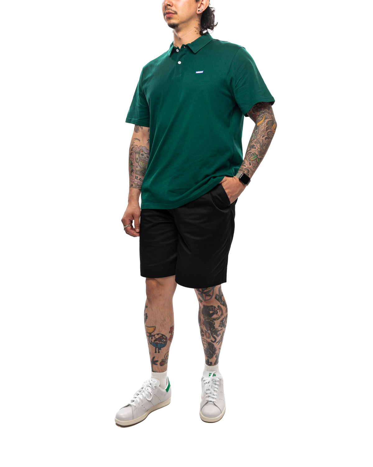 Metalwood Mini Metal Logo Polo 'Green' – LIKELIHOOD