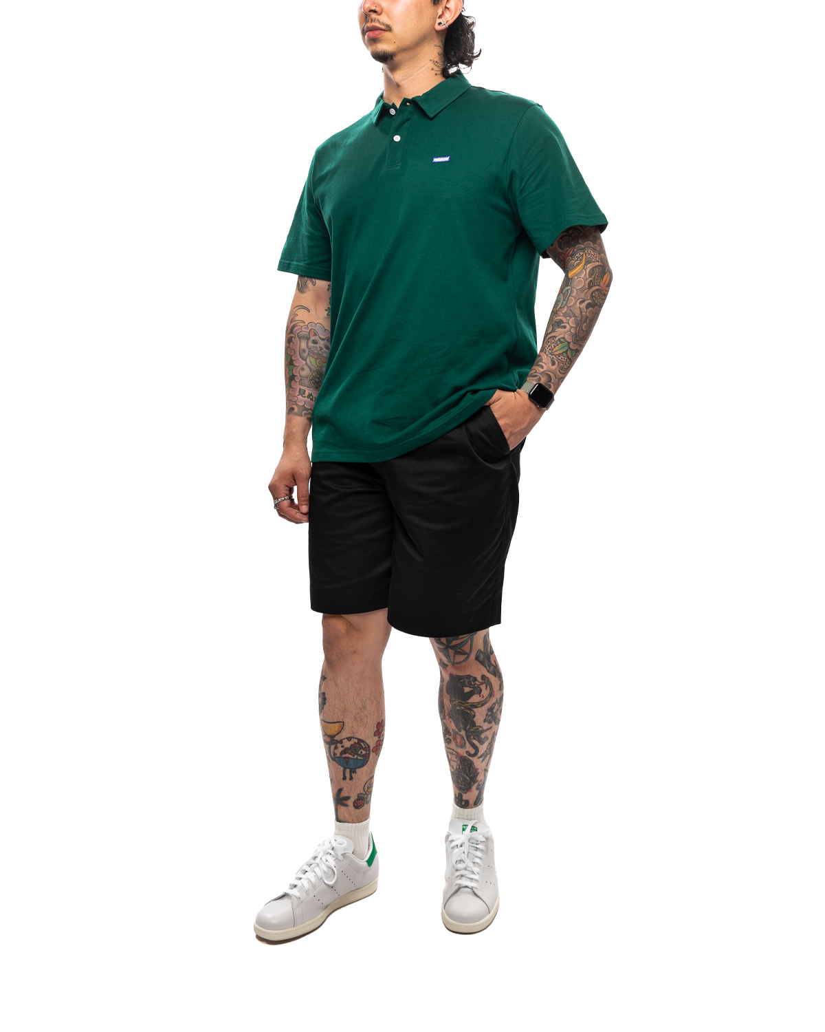 Mini Metal Logo Polo 'Green'