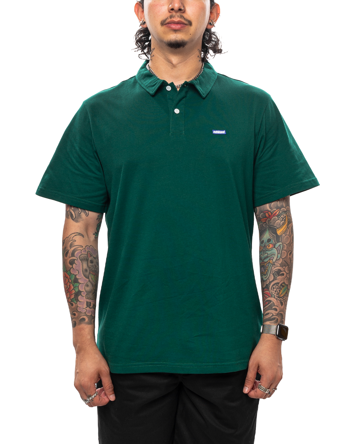 Mini Metal Logo Polo 'Green'