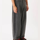 Herringbone Balloon Trousers Charcoal