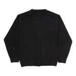 Hairy Knit Cardigan Black - LIKELIHOOD