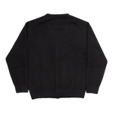 Hairy Knit Cardigan Black - LIKELIHOOD