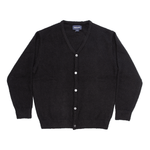 Hairy Knit Cardigan Black - LIKELIHOOD