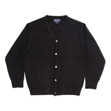 Hairy Knit Cardigan Black - LIKELIHOOD