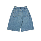 Hakama Jean Shorts Mid Blue - LIKELIHOOD