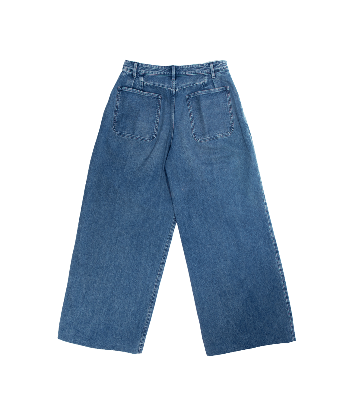 Hakama Jean Trousers Green/Blue - LIKELIHOOD