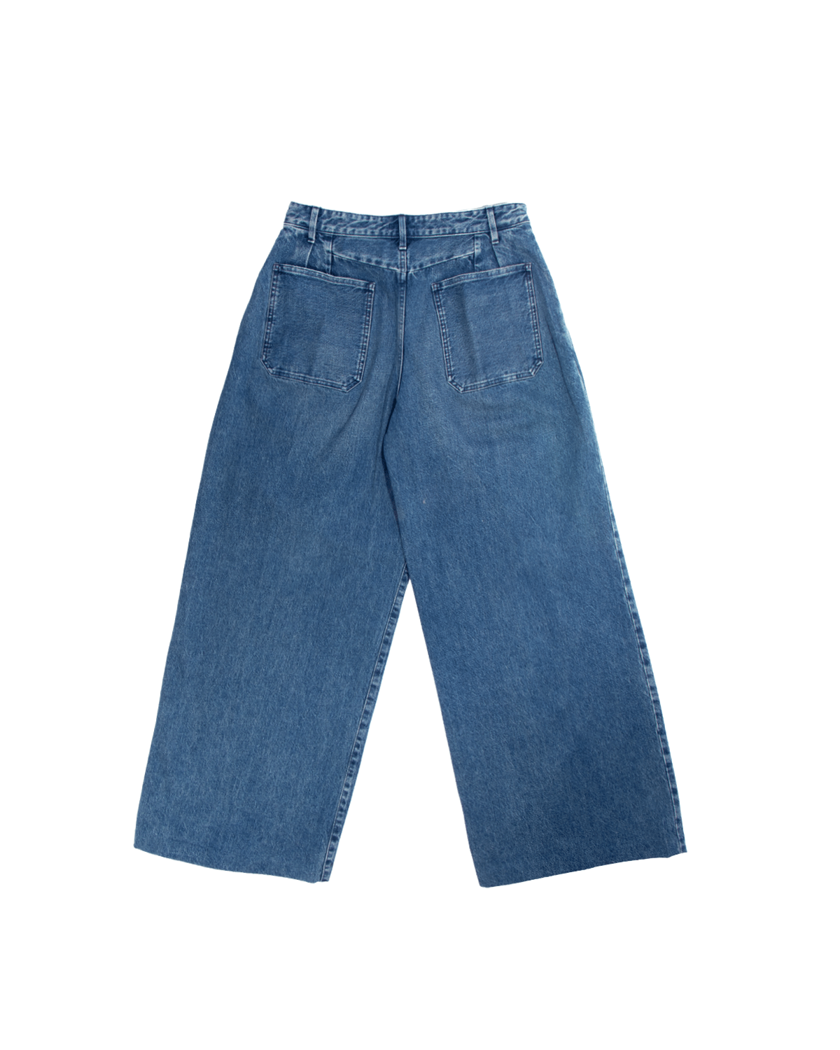 Hakama Jean Trousers Green/Blue - LIKELIHOOD