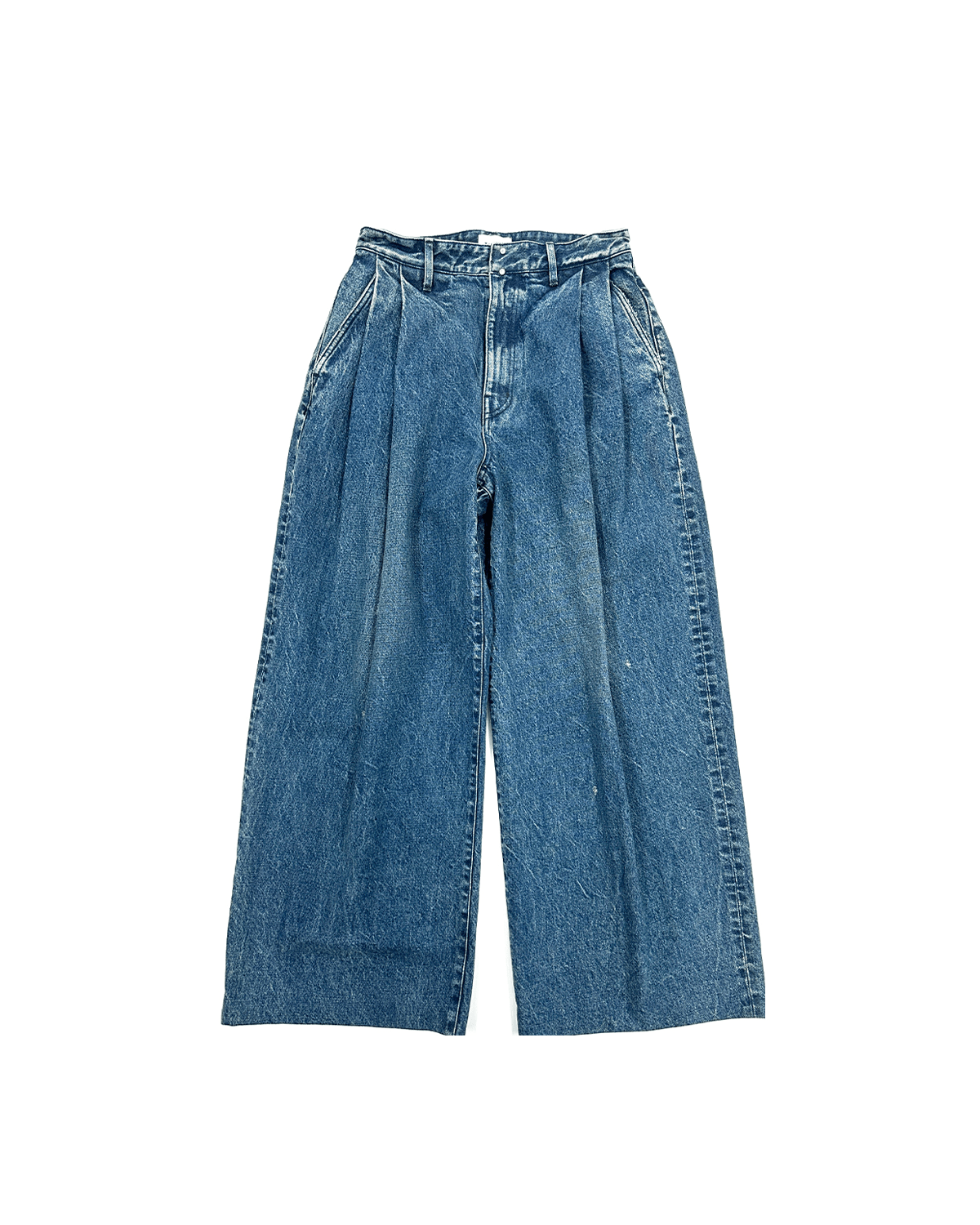 Hakama Jean Trousers Green/Blue - LIKELIHOOD